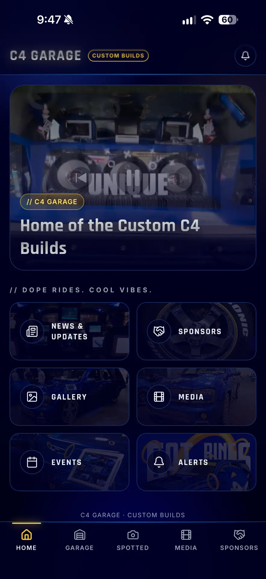 C4 Garage — Home