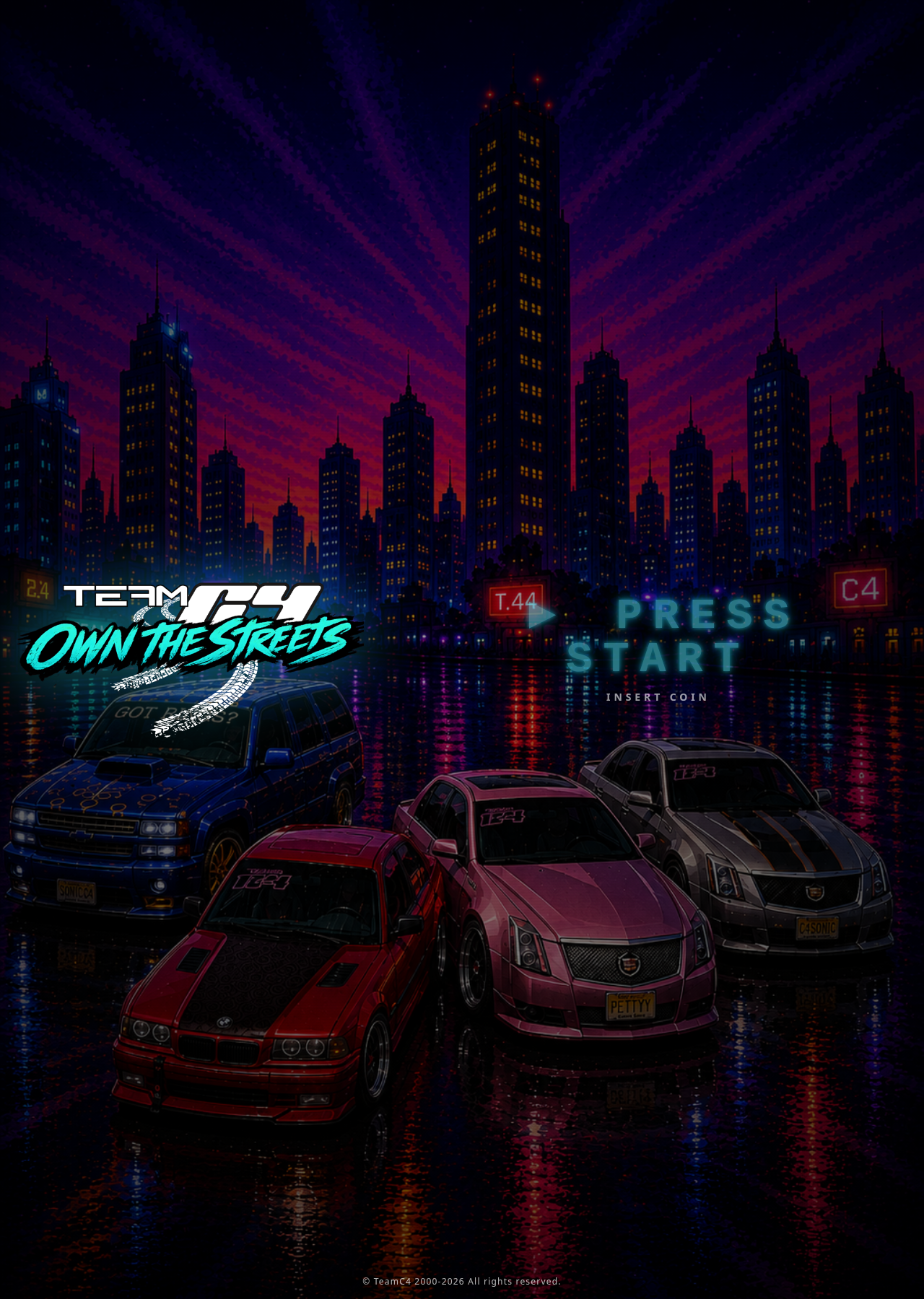Own the Streets — Title Screen