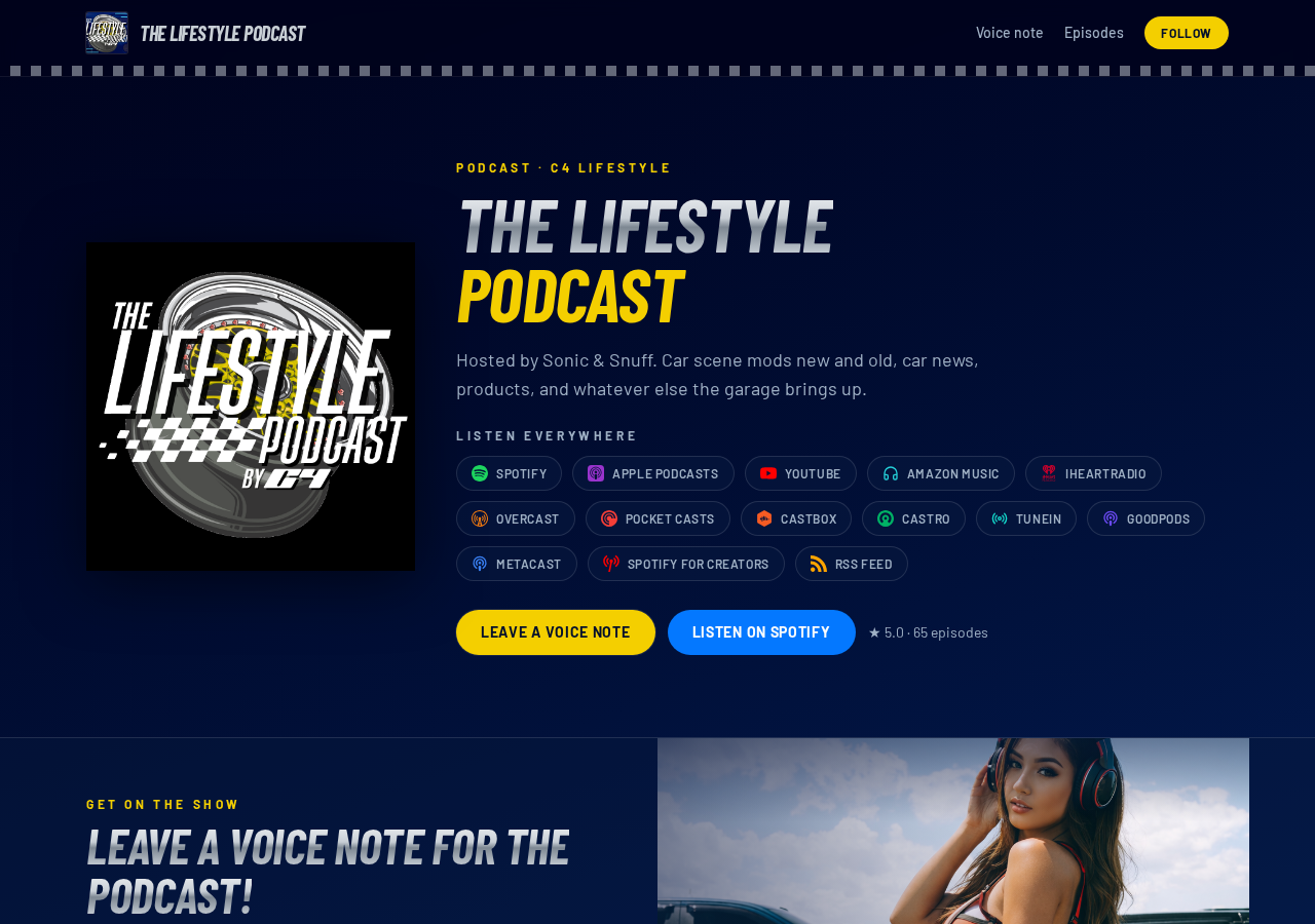 The Lifestyle Podcast — Home